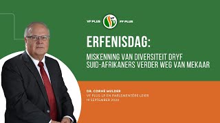 ERFENISDAG Miskenning van diversiteit dryf SuidAfrikaners verder weg van mekaar [upl. by Chrotoem]