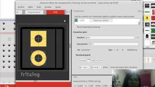 Creación de componentes electrónicos en Fritzing 093 LabCT [upl. by Tanaka]