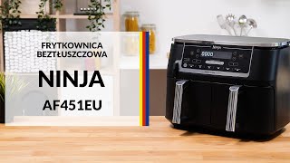 Frytkownica beztłuszczowa Ninja AF451EU – dane techniczne – RTV EURO AGD [upl. by Himelman916]