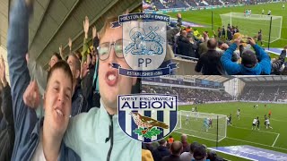 PRESTON NORTH END VS WBA VLOG BAGGIES BATTER PRESTON AWAY FROM HOME [upl. by Katuscha]