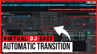 Using AUTOMIX to Auto TRANSITION  virtual DJ 2023 tutorials [upl. by Cristi]