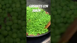 GUISANTES CON JAMÓN EN 1 MINUTO 🫛 [upl. by Depoliti913]