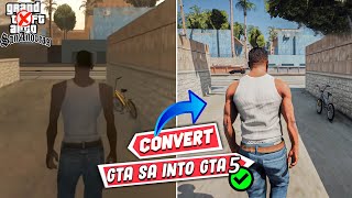 HOW TO MAKE GTA SA LOOK LIKE GTA 5  GTA 5 Complete Modpack For Low End PC [upl. by Tiras344]