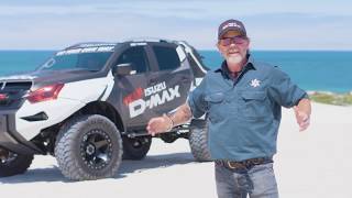 Graham Cahill attacks massive sand dunes in Concept X Isuzu DMAX and MUX [upl. by Idmann]