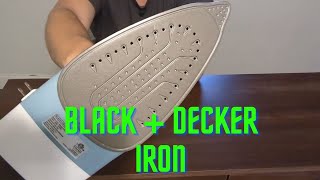 Review Black Decker One Step Steam Iron with EvenSteam [upl. by Yrak]