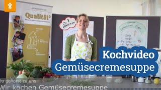 🍳 Kochvideo Gemüsecremesuppe  Landeshauptstadt Wiesbaden [upl. by Ysied]