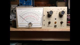 Heathkit IM28 VTVM Steps Needed for Restoration [upl. by Akenahc]