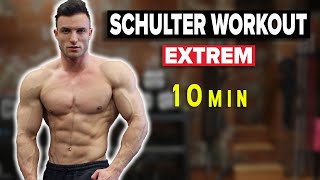 Das Beste 10 Min Schulter Workout für Zuhause ohne Geräte  Sascha Huber [upl. by Eclud314]