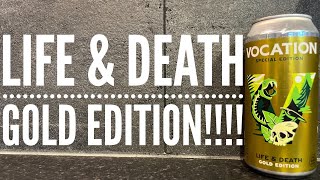 Vocation Life amp Death IPA GOLD Edition By Vocation Brewery  British Craft Beer Review [upl. by Robb475]