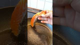 Ouch 😩 her we go again shortsvideo asmr fish lachs ytshorts foryou food yt asmrsounds [upl. by Igal]