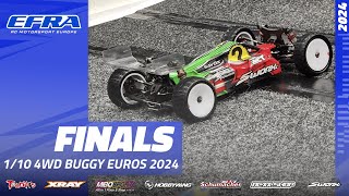 EFRA 110 4WD Buggy Euros  Finals Day  LIVE [upl. by Abey]