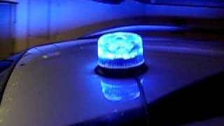 Gyroled® Blue New Police Emergency Light wwwPoliceOnech [upl. by Oeflein578]