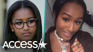 Sasha Obama Raps amp Dances In TikTok Videos [upl. by Ahmed900]