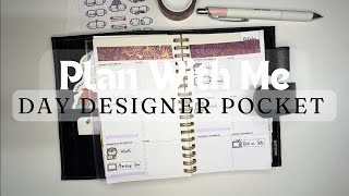 Plan With Me ft Pocket Day Designer [upl. by Kcirdnek]