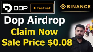 DOP Airdrop Official Claim Live  Sale Price 008  Received Free Token [upl. by Adehsar]