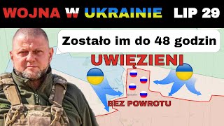 29 LIP Punkt bez powrotu SIŁY ROSYJSKIE UWIĘZIONE  Wojna w Ukrainie Wyjaśniona [upl. by Eusadnilem]