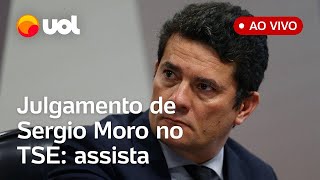 Sergio Moro julgamento ao vivo no TSE analisa recursos que pedem cassação do senador acompanhe [upl. by Nicolais]