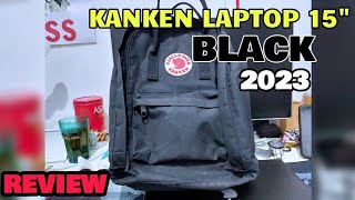 Review Fjallraven Kanken Laptop 15 inch Backpack Black Unisex [upl. by Einwat731]