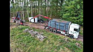 🌲Komatsu 951 Bändermontage amp Bändertransport • Forstbetrieb Stöppler • Forestmachine • Logger🌲 [upl. by Charlet]