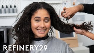 I Chopped Off 10 Inches Of My Natural Curls  Hair Me Out  Refinery29 [upl. by Gustafsson]