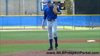 Noah Syndergaard pitching during minor league spring training 2012 [upl. by Aicyla]