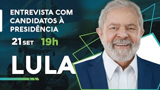 Eleições 2022  Entrevista com candidatos à presidência  Lula  Canal Rural  2109 [upl. by Ellenrad571]