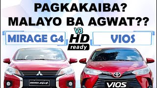 Pagkakaiba ng 2024 Mirage G4 GLS GLX 🚗 🆅🆂 🚙 2024 Vios GR Sport G XLE XE [upl. by Ennoval]