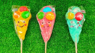 Satisfying video Asmr Lollipops candy and chocolate gummy candy and Unboxing video 58 [upl. by Etnahc943]