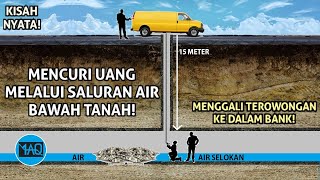 RELA MASUK KE SELOKAN YANG DALAM DEMI MENCURl UANG BANK Menggali Terowongan di Saluran Air [upl. by Rene53]