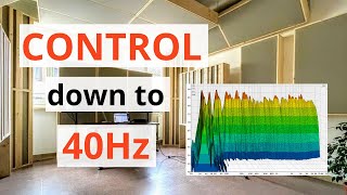 DIY Home Studio Treatment Bass trap control to 40Hz with measurements  AcousticsInsidercom [upl. by Ydahs]