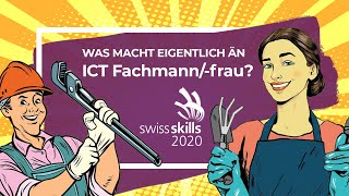 Was macht eigentlich eine ICT Fachmannfrau  SwissSkills 2020 [upl. by Bonney]