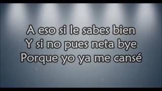 Calibre 50 Deja de Joder Letra Banda 2016 [upl. by Nalyt]