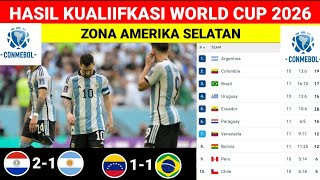 Argentina Kalah dan Brazil Imbang ¬ Hasil Dan Klasemen Kualifikasi Piala Dunia 2026 Zona Conmebol [upl. by Margarethe43]