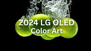 2024 LG OLED l Color Art 4K HDR 60fps [upl. by Ressler]