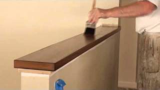 How To Apply Varnish or Polyurethane Clear Finishes  How To Stain Wood Part 4 [upl. by Nebeur]