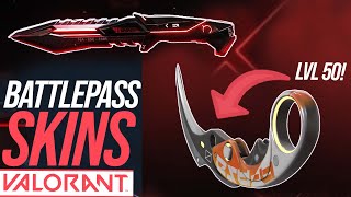 ALLE NEUE SKINS  Stufen im Valorant Kampfpass Season 4 AKT 1 [upl. by Isacco252]