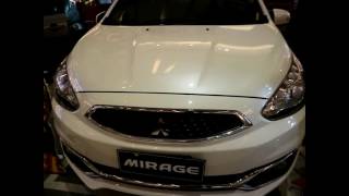 Mitsubishi Mirage 2017 White colour Exterior and Interior [upl. by Elicia]