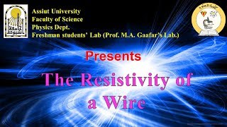 The resistivity of a wire ver 20182019 [upl. by Sink]