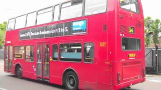 DAF DB250 102mPlaxton President on Route 34 at Walthamstow Central [upl. by Styles413]