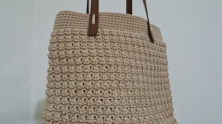 rosaparlato borsauncinetto Borsa punto Bacca uncinetto Crochet Barry bagbolsa de crochêt [upl. by Berghoff]