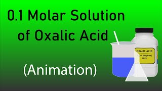 M10 oxalic acid solution class 11  oxalic acid solution for titration oxalic acid preparation [upl. by Aicak529]