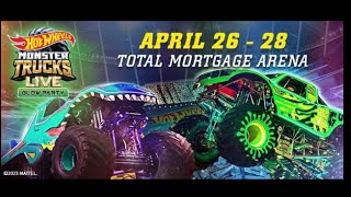 Hot Wheels Monster Trucks Live Glow Party  Bridgeport CT 42624 [upl. by Tallula998]