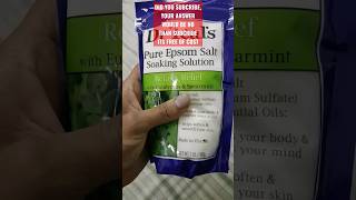 Dr Teals Pure Epsom Salt Soaking Solution  Relax amp Relief with Eucalyptus amp Spearmint  Try it [upl. by Tore]