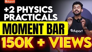 Plus Two Physics Practicals  Moment Bar  Eduport Plus Two [upl. by Aihsinat]