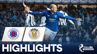 Rangers 21 St Mirren  Cerny Secures Win For Rangers  William Hill Premiership [upl. by Pacian992]