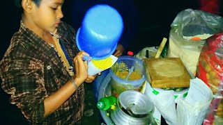 Popular Jhal Muri amp Pani Puri Street Food Making By A Small Boy [upl. by Noiemad]