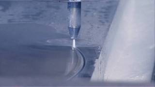 Waterjet cutting introduction movie from Swedish Waterjet Lab Ronneby Sweden [upl. by Desmund]