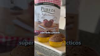 Muffins con Premezcla Pureza  Molkasur cake pasteleria receta [upl. by Shanks]