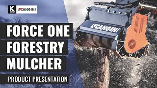 Force One Forestry Mulcher  Cangini Benne [upl. by Rafaj]