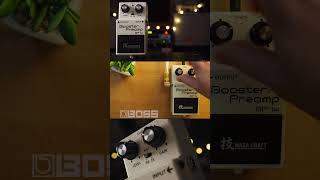 Boss BP1W Waza Craft Booster  Preamp guitarpedals guitar pedaldemo pedalboard [upl. by Ennasil]